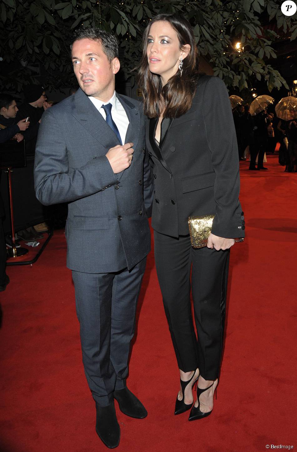 Liv Tyler et son compagnon Dave Gardner - Sortie des people au British ...