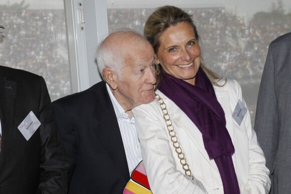 Jacques Chancel et sa femme Martine à Paris le 5 juin 2012. 