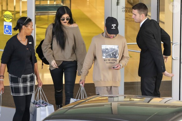 Kylie Jenner et Tyga à Los Angeles, le 4 novembre 2015.