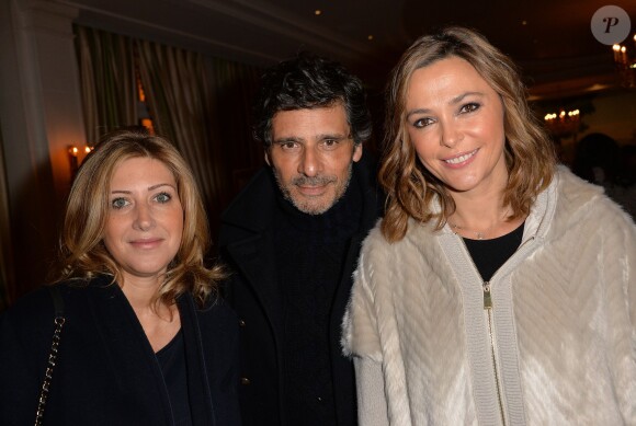 Amanda Sthers, Pascal Elbé et Sandrine Quétier - Soirée "Winter Time 2015" pour le lancement de la Tombola du "Comité du Faubourg Saint-Honoré" au profit des associations "Les Toiles Enchantées" et "Paris Aide aux Victimes", et inauguration des illuminations de Noël au Bristol à Paris, le 26 novembre 2015. ©Veeren/Bestimage