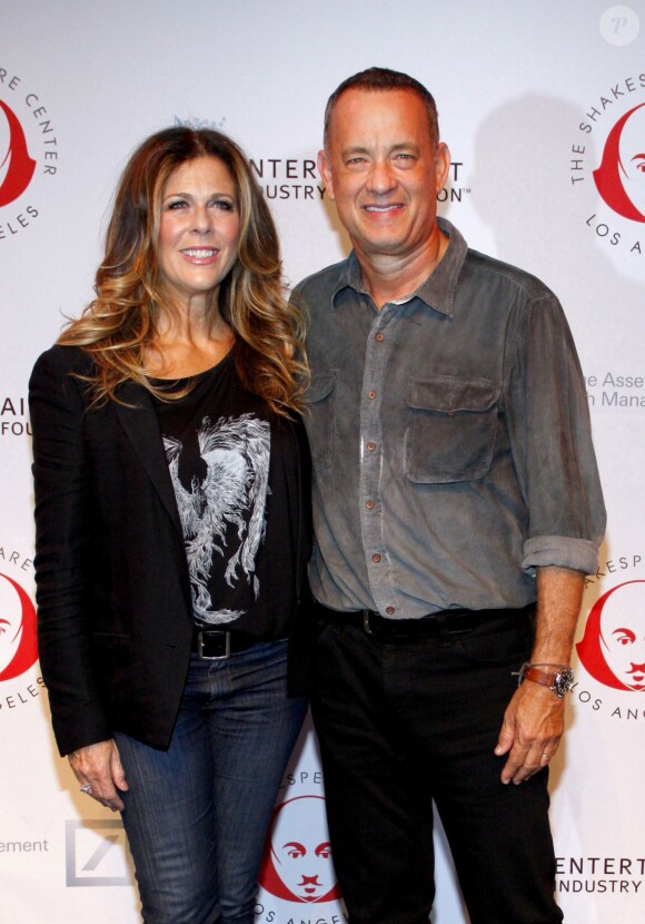 Tom Hanks et Rita Wilson  àSanta Monica, le 25 septembre 2013.