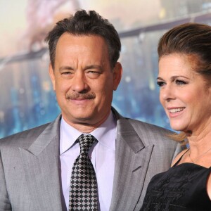 Tom Hanks, Rita Wilson à Hollywood, le 24 octobre 2012.