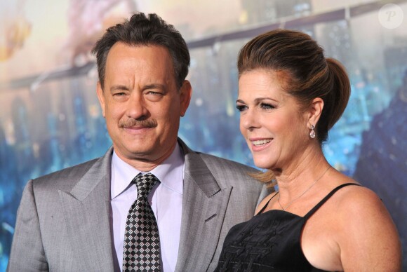 Tom Hanks, Rita Wilson à Hollywood, le 24 octobre 2012.