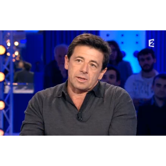 Le chanteur et comédien Patrick Bruel, invité d'On n'est pas couché, le samedi 28 novembre 2015.