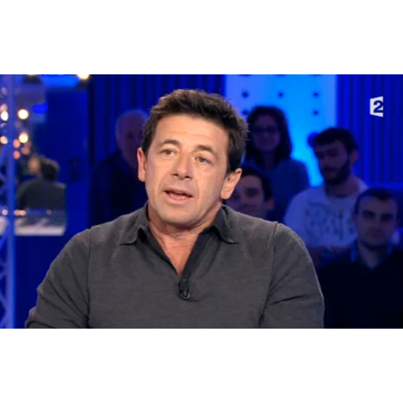 Patrick Bruel, invité d'On n'est pas couché, le samedi 28 novembre 2015.