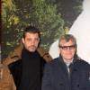 Thierry Neuvic et Tcheky Karyo lors de la première du film "Belle et Sébastien : l'aventure continue" au Gaumont Opéra-Capucines à Paris, le 29 novembre 2015.