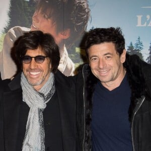 Christian Duguay et Patrick Bruel lors de la première du film "Belle et Sébastien : l'aventure continue" au Gaumont Opéra-Capucines à Paris, le 29 novembre 2015.