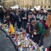 Hommage aux victimes des attentats de Paris une semaine après, Place de la République le 22 novembre 2015