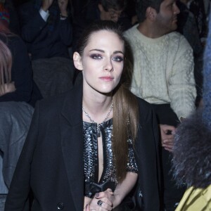 Kristen Stewart - Front row lors de la présentation de la collection Chanel Métiers d'Art Paris-Rome aux studios Cinecitta à Rome, le 1er décembre 2015. © Olivier Borde/Bestimage