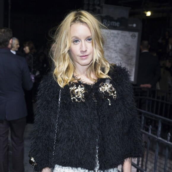 Ludivine Sagnier - Front row lors de la présentation de la collection Chanel Métiers d'Art Paris-Rome aux studios Cinecitta à Rome, le 1er décembre 2015. © Olivier Borde/Bestimage
