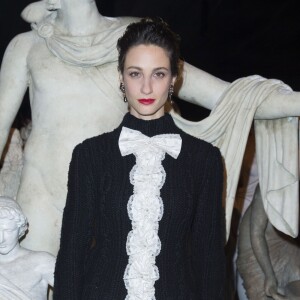 Francesca Inaudi - People lors de la présentation de la collection Chanel Métiers d'Art Paris-Rome aux studios Cinecitta à Rome, le 1er décembre 2015. © Olivier Borde/Bestimage  Chanel's New Métiers d'Art Show Paris-Rome collection at Cinecitta studios, Rome, Italy, on December 1st 2015.01/12/2015 - Rome