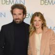 Cyril Dion et Mélanie Laurent - Avant première du film "Demain" au cinéma UGC Normandie à Paris, le 1er décembre 2015.