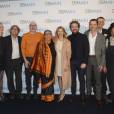 Fredrika Stahl, Emmanuel Druon, Vandana Shiva, Mélanie Laurent, Cyril Dion - Avant première du film "Demain" au cinéma UGC Normandie à Paris, le 1er décembre 2015.