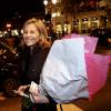 Claire Chazal - Soirée de remise des Prix de la Femme d'Influence à l'hôtel du Louvre à Paris, le 1er Décembre 2015. Ces prix récompensent pour la seconde fois cinq femmes dont le parcours remarquable est porteur de courage, de créativité, de responsabilité et de bienveillance. A cette occasion, Claire Chazal, dont c'était le 59ème anniversaire, a reçu un énorme bouquet de fleurs. © Dominique Jacovides / Bestimage