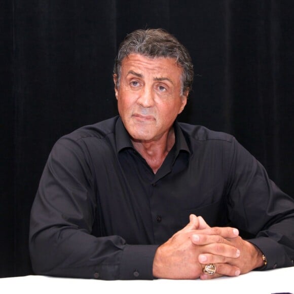 Sylvester Stallone en conférence de presse pour le film "Creed" à l'hôtel Ritz Carlton de Philadelphie le 6 novembre 2015.