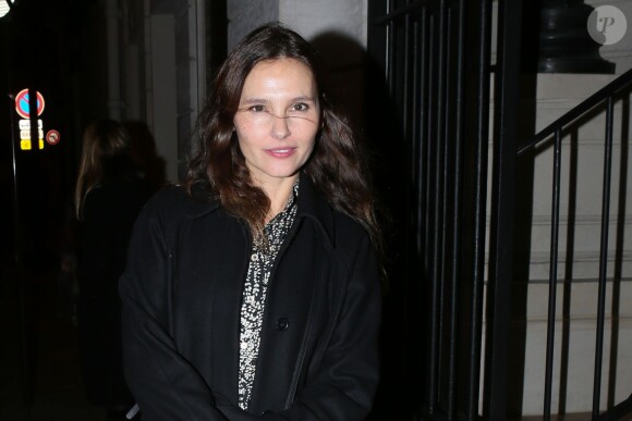 Exclusif - Virginie Ledoyen - Arrivées au dîner organisé par Sean Penn au restaurant "Les Bains" en marge de la COP21 à Paris le 5 décembre 2015. © CVS/Bestimage