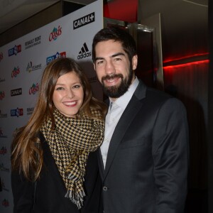 Exclusif - Nikola Karabatic et sa compagne Géraldine Pillet à la Gioia le 27 janvier 2014