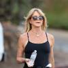 Exclusif - Goldie Hawn fait son jogging à Brentwood le 5 décembre 2015.