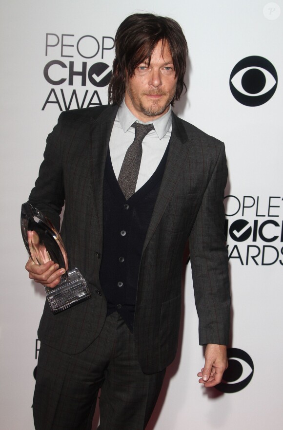 Norman Reedus lors des People's Choice Awards à Los Angeles, le 8 janvier 2014 au Nokia Theatre LA Live