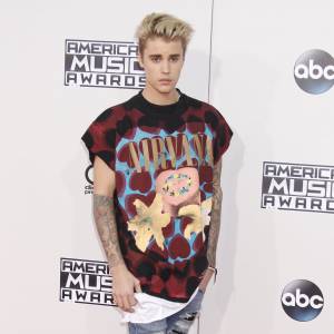 Justin Bieber - La 43ème cérémonie annuelle des "American Music Awards" à Los Angeles, le 22 novembre 2015.