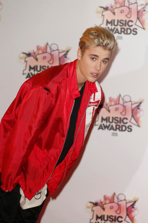 Justin Bieber - Arrivées à la 17ème cérémonie des NRJ Music Awards 2015 au Palais des Festivals à Cannes, le 7 novembre 2015. © Christophe Aubert
