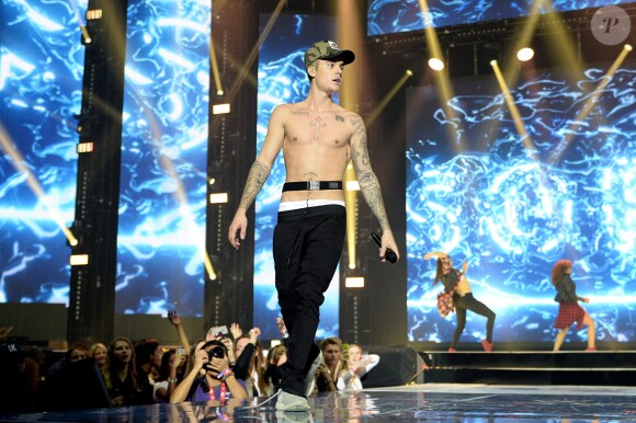 Justin Bieber lors du Capital FM Jingle Bell Ball à Londres, le 7 décembre 2015.