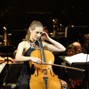 Ambiance - Concert caritatif "Hommage à Solenn" au bénéfice de la Maison de Solenn sous l'égide de la Fondation Hôpitaux de Paris - Hôpitaux de France au théâtre des Champs-Elysées à Paris, le 9 décembre 2015. Soirée présentée par PPDA et Alain Duault, sous le parrainage de B. Chirac, avec le concours de l'orchestre de la Garde Républicaine et du choeur de l'Armée française. 20 ans après la disparition de Solenn Poivre d'Arvor, qui inspirera la création de la première maison des adolescents "la Maison de Solenn", son père PPDA a organisé ce concert classique en son honneur avec la collaboration d'artistes prestigieux du monde musical. La recette de cette soirée sera entièrement reversée au profit de "la Maison de Solenn". Le concert sera retransmis le 14 décembre prochain à l'antenne de Radio Classique. © Guirec Coadic