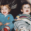 Kristin Cavallari et son frère Michael enfants / photo postée sur le compte Instagram de l'actrice au mois de décembre 2015.