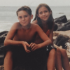 Kristin Cavallari et son frère Michael enfants / photo postée sur le compte Instagram de l'actrice au mois de décembre 2015.