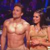 Olivier Dion et Candice Pascal dans "Danse avec les stars 6", sur TF1, le 21 novembre 2015.