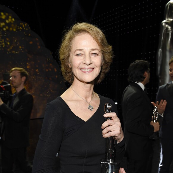 Charlotte Rampling (Meilleure actrice) - Remise des prix lors de la 28ème cérémonie des "European Film Awards" à Berlin, le 12 décembre 2015.