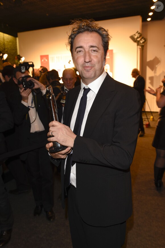Paolo Sorrentino - Remise des prix lors de la 28ème cérémonie des "European Film Awards" à Berlin, le 12 décembre 2015.