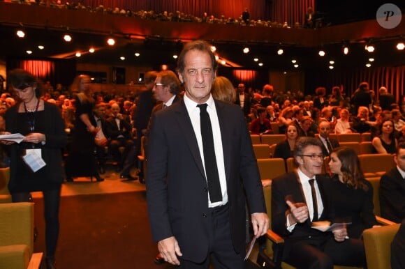 Vincent Lindon - Remise des prix lors de la 28ème cérémonie des "European Film Awards" à Berlin, le 12 décembre 2015.