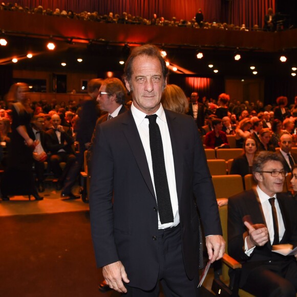 Vincent Lindon - Remise des prix lors de la 28ème cérémonie des "European Film Awards" à Berlin, le 12 décembre 2015.