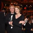 Sir Tom Courtenay et Charlotte Rampling (Meilleure actrice) - Remise des prix lors de la 28ème cérémonie des "European Film Awards" à Berlin, le 12 décembre 2015.