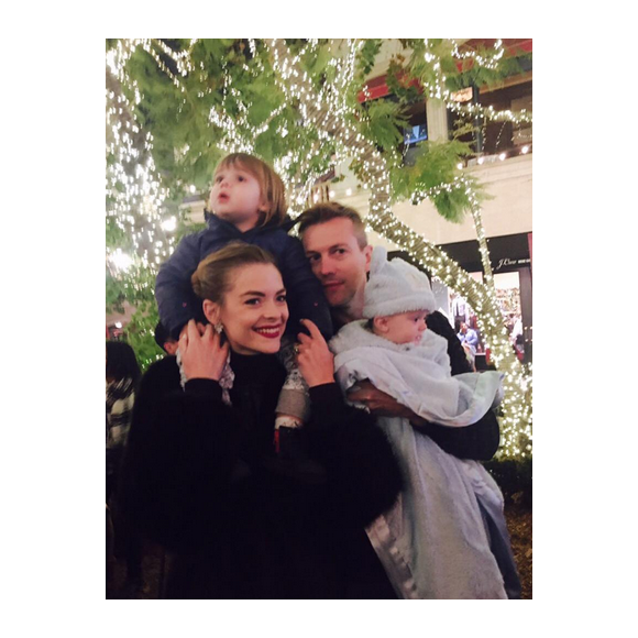 Jaime King, son mari Kyle Newman et leurs fils James Knight et Leo Thames en vacances à Miami / photo postée sur Instagram au mois de décembre 2015.