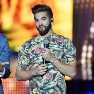 Exclusif - Kendji Girac - Enregistrement de l'émission "La Chanson de l'Année, Fête de la Musique" dans les arènes de Nîmes, le 20 juin 2015.