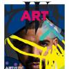 Drake en couverture du nouveau numéro du magazine W Art. Photo par Caitlin Cronenberg. Art par KAWS.