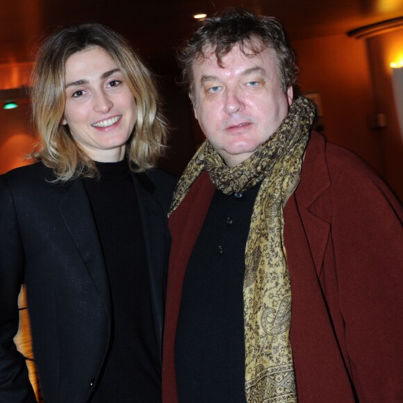 Julie Gayet et Dominique Besnehard à Angers, le 23 janvier 2009.