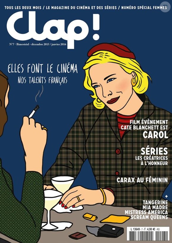 Couverture du magazine Clap ! Mag, bimestriel de décembre 2015 / janvier 2016.