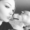 Nabilla poste une photo d'elle et de sa chienne Pita. Décembre 2015.
