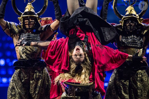 Concert de Madonna à l'AccorHotels Arena (Bercy) à Paris, le 9 décembre 2015.