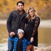 Jason Day, son épouse Ellie et leur petit garçon Dash - Photo publiée le 9 novembre 2015