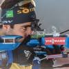 Martin Fourcade au Biathlonstadium de Hochfilzen, le 11 décembre 2015