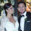 Mariage de Frank Lampard avec Christine Bleakley à Londres le 20 décembre 2015.