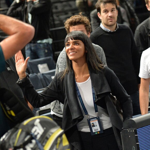 Shy'm et Benoît Paire lors du tournoi BNP Paribas Masters à l'AccorHotels Arena de Paris le 3 novembre 2015