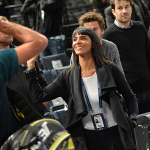 Shy'm et Benoît Paire lors du tournoi BNP Paribas Masters à l'AccorHotels Arena de Paris le 3 novembre 2015