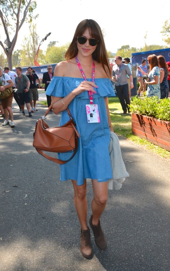 Jessica Michibata au Grand Prix d'Australie, le 14 mars 2015 à Melbourne