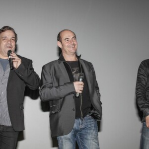 Exclusif - Didier Bourdon, Pascal Legitimus, Bernard Campan - Avant-premiere du film "Les Trois frères, le retour" au Kinépolis de Lomme, le 31 janvier 2014.