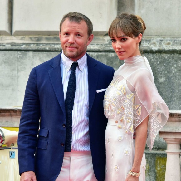 Guy Ritchie avec sa femme Jacqui Ainsley à la première de 'The Man From U. N. C. L. E' à Londres, le 7 aout 2015